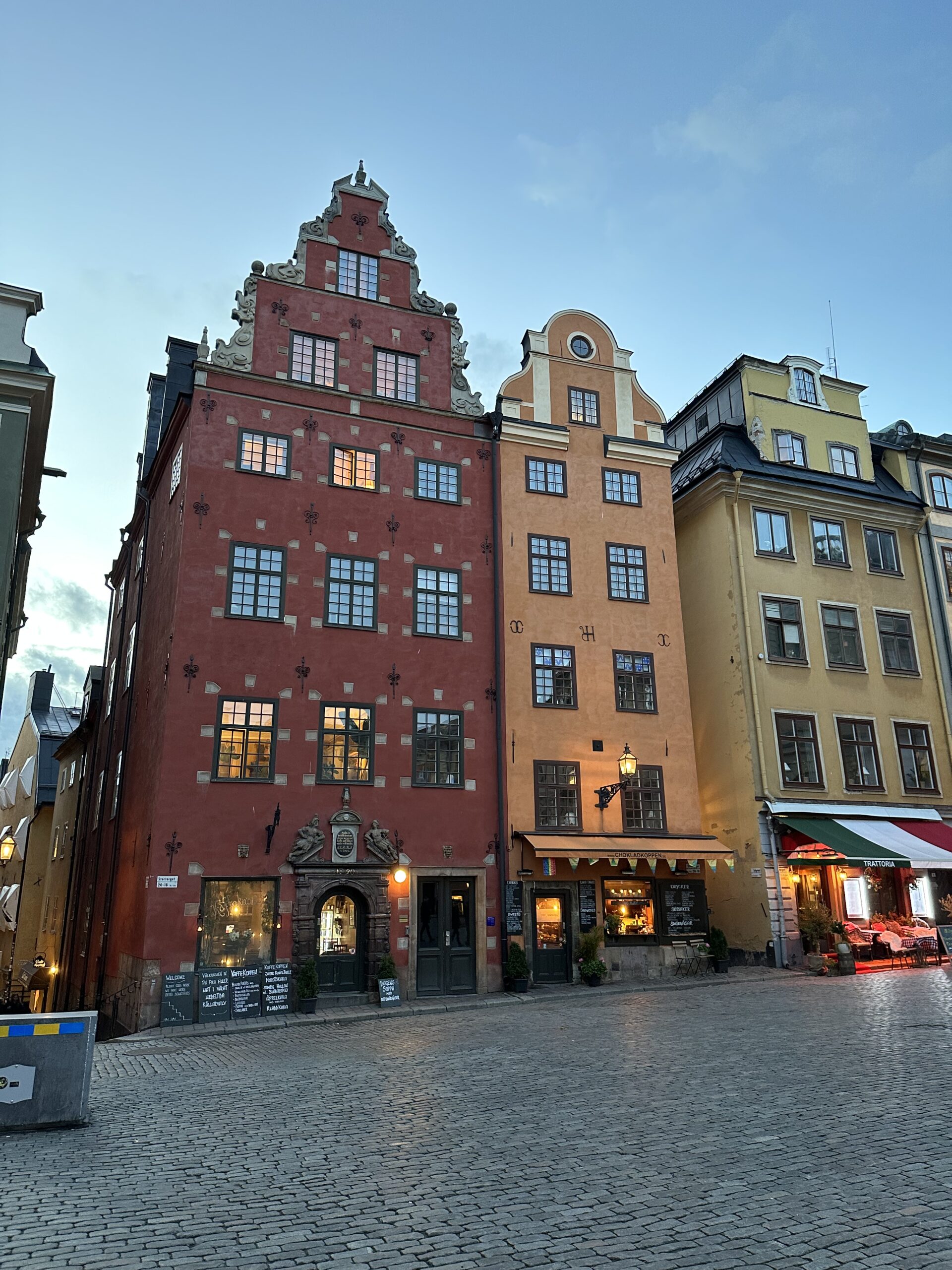 Bunte Altstadthaeuser
