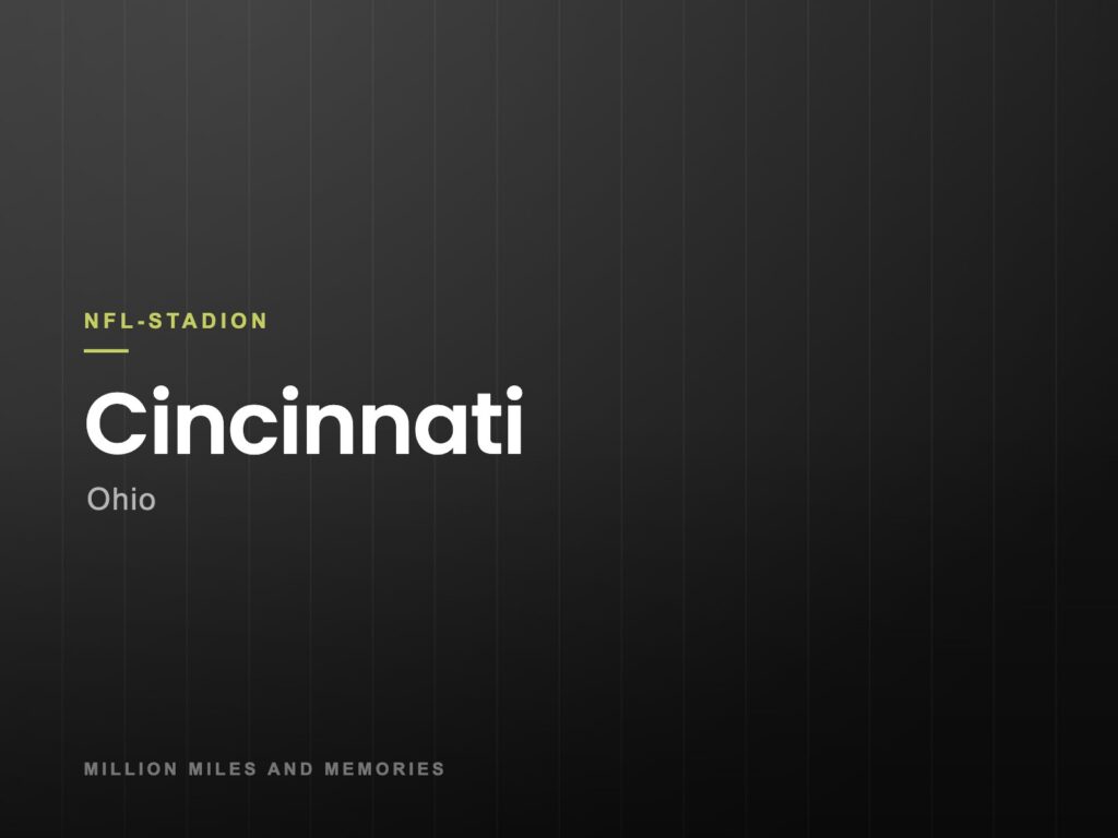 Grafik: NFL-Stadion Cincinnati, Ohio