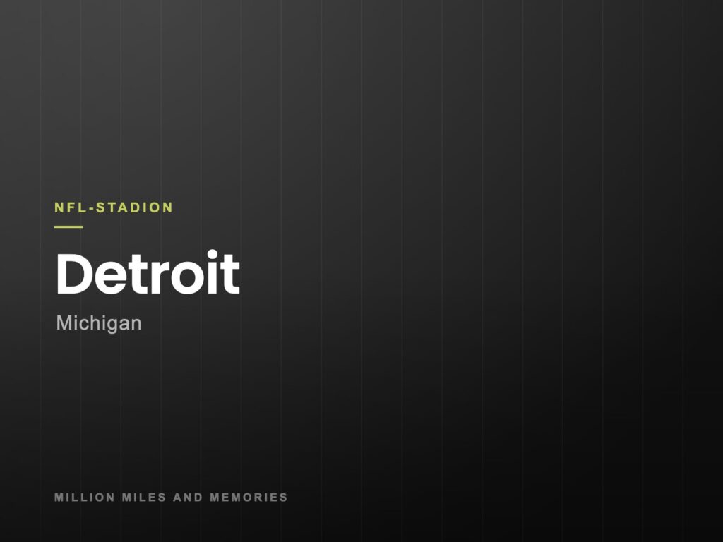 Grafik: NFL-Stadion Detroit, Michigan