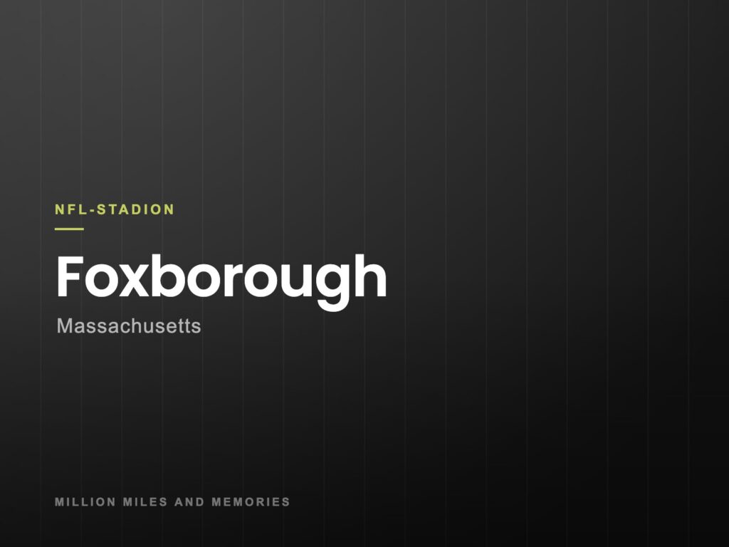 Grafik: NFL-Stadion Foxborough, Massachusetts