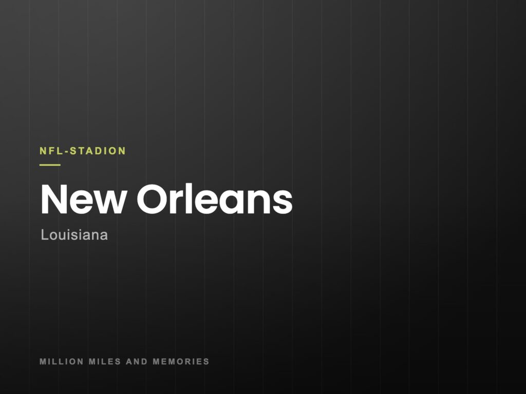 Grafik: NFL-Stadion New Orleans, Louisiana