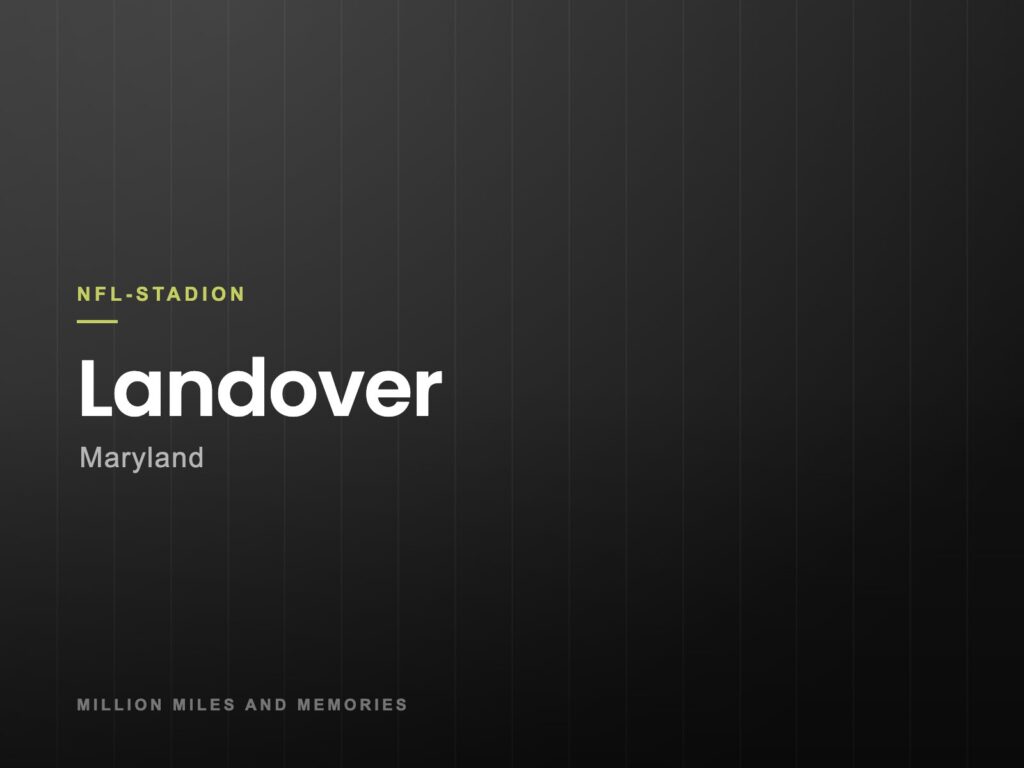 Grafik: NFL-Stadion Landover, Maryland