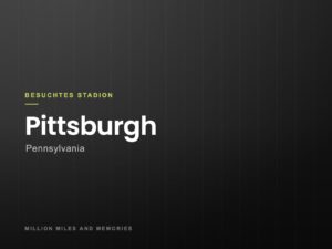 Grafik: Besuchtes Stadion Pittsburgh, Pennsylvania